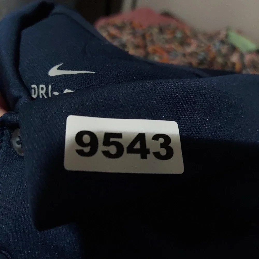 Villanova Basketball Polo Shirt‎ Mens XL Navy Nike Elite Dri-Fit Performance